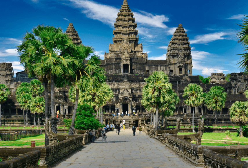 Cambodia Couple Tour from Ghaziabad at Angkor Wat Temple